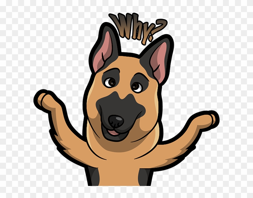 German Shepherd Emoji & Stickers Messages Sticker-11 - Transparent Emojis Dogs Shepherd #1121601