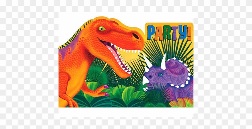 Dinosaur Invitations Invites Envelopes Seals - Birthday Party Dinosaur Party Invitations (8-pack) #1121610