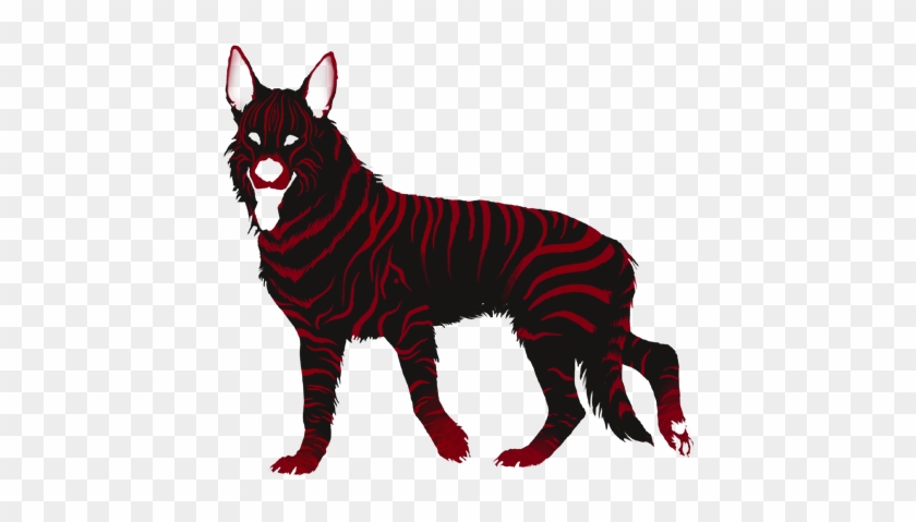 Redandblackzebra - - Purple German Shepherd #1121616