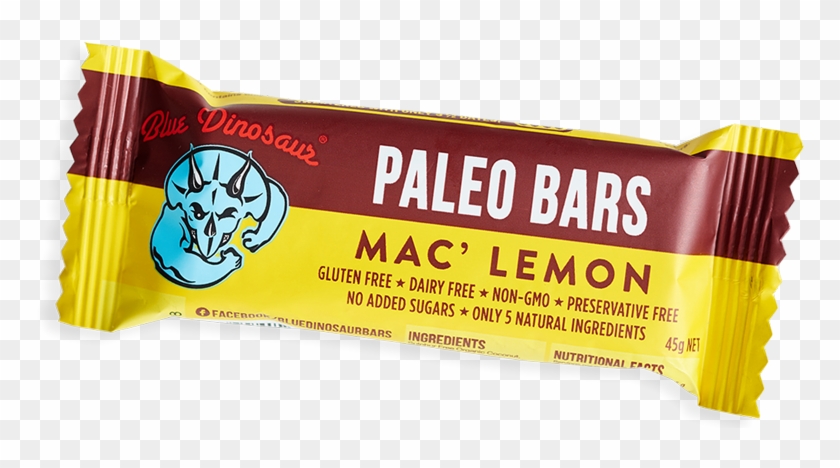 Mac' Lemon - 12 Bars - Blue Dinosaur Mac Lemon Paleo Bar 45g #1121630