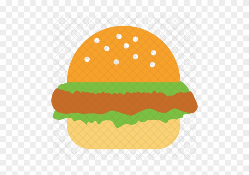 Chicken Burger Icon - Cheeseburger #1121638