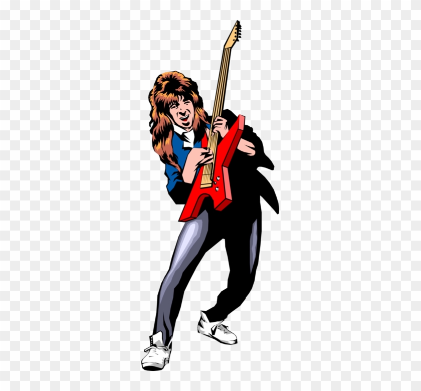Vector Illustration Of Rock 'n' Roll Musician Plays - Cartoon - Free Transparent PNG Clipart Images Download Vector Illustration Of Rock 'n' Roll Musician Plays - Cartoon - Free Transparent PNG Clipart Images Download