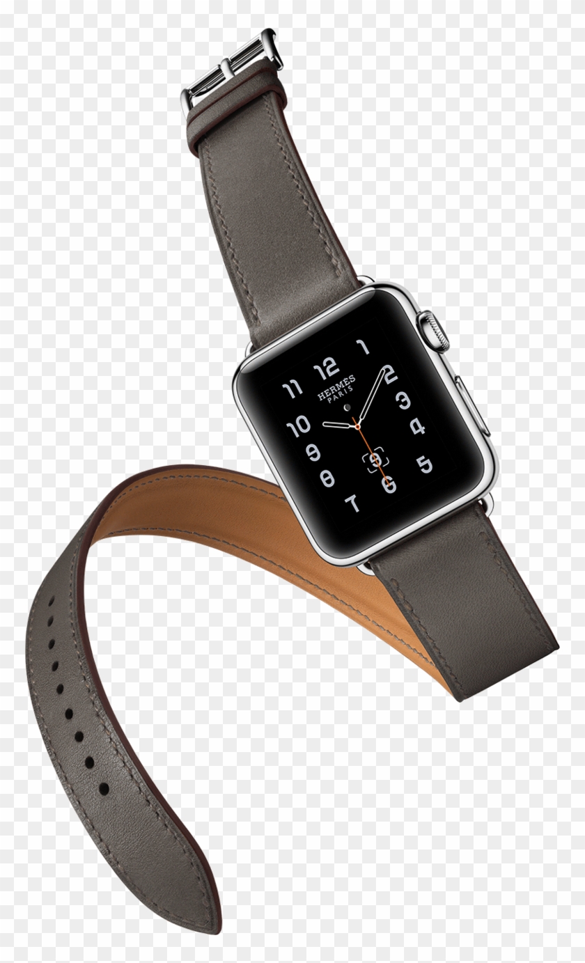 Watches Png Image - Apple Watch Hermes Band Grey #1121886
