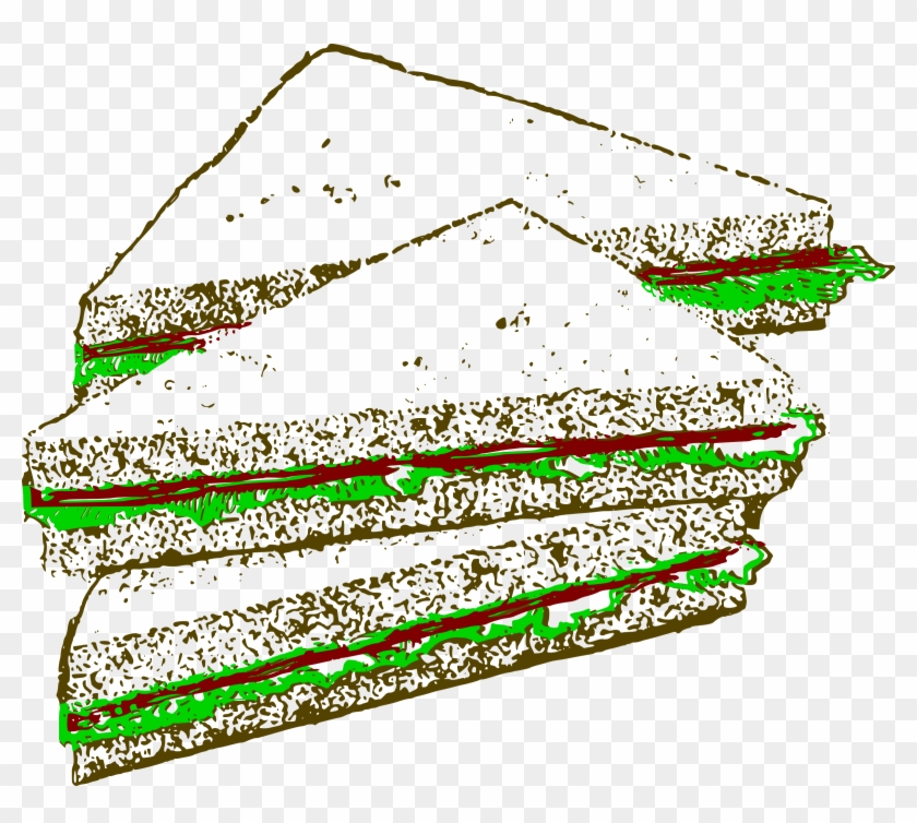 Sandwiches - Tuna Sandwich Clip Art #1121888