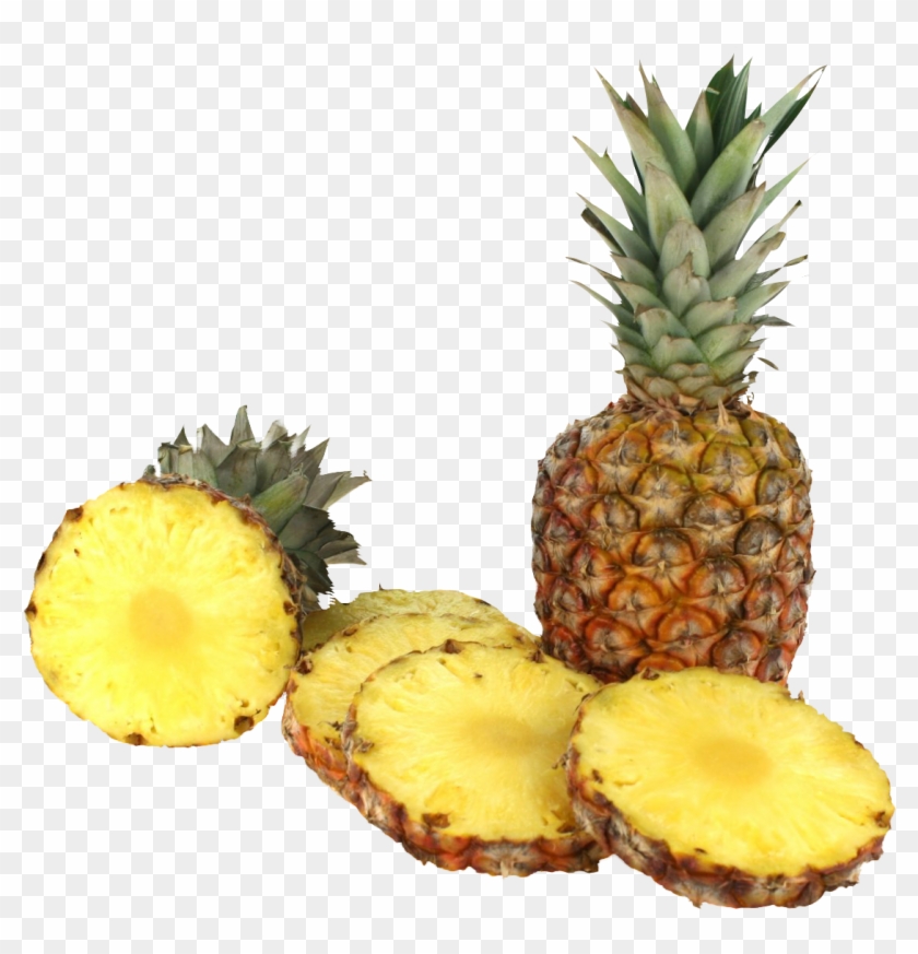 Pineapple With Slices Png Image - Pineapple Png #1121981