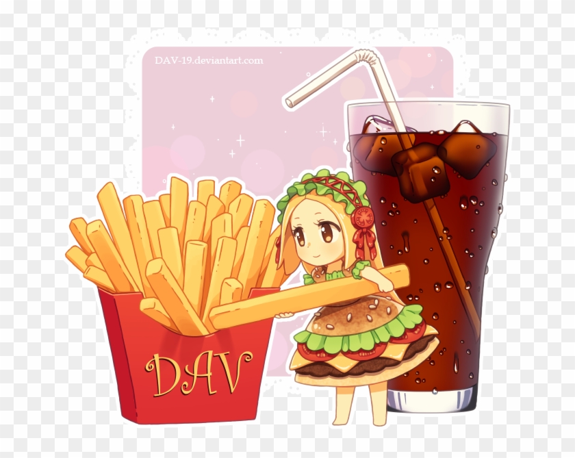 Com Dsav Food Fast Food Product - Chibi Girl Food #1122013