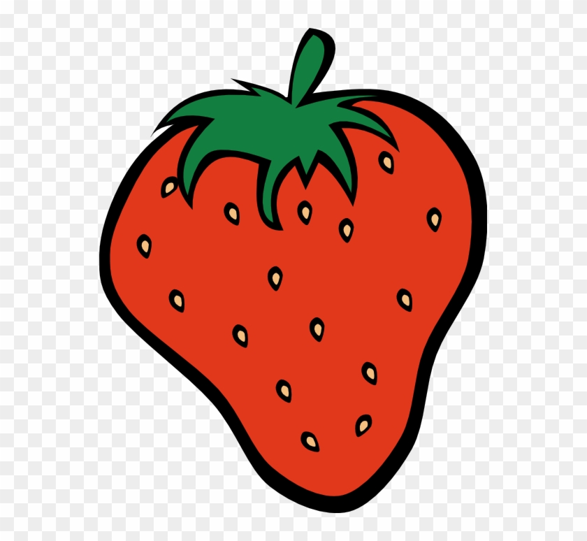 Gerald G Simple Fruit Ff Menu 1 555px - Strawberry Clipart #1122012