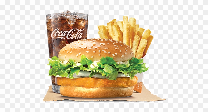 Tartar Crispy Chicken Burger With Fries Coke® - Canoas #1122068