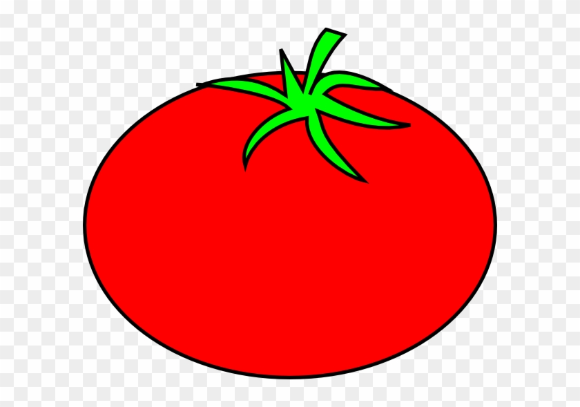 Outline Of A Tomato #1122087