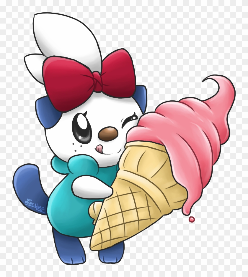 Kirei Loves Ice Cream By Hime Nyan - Oshawott #1122117