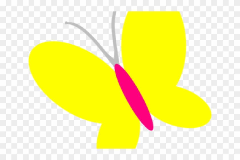 Yellow Butterfly Cliparts - Yellow Butterfly Clipart Png #1122137