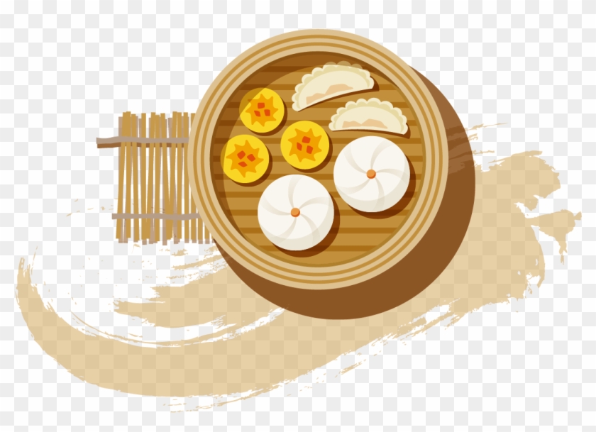 Dim Sum Baozi Thai Cuisine Japanese Cuisine Street - Dim Sum Png #1122148