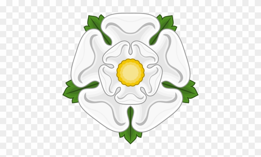 Yorkshire Rose, The Heraldic Device Of The House Of - White Rose War Of Roses #1122165