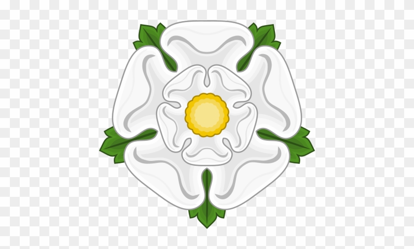 Yorkshire Rose, The Heraldic Device Of The House Of - White Rose War Of Roses #1122165