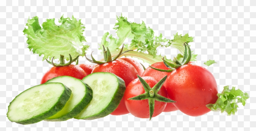 Tomato Slicing Cucumber Vegetable - Tomato Cucumber Png #1122263