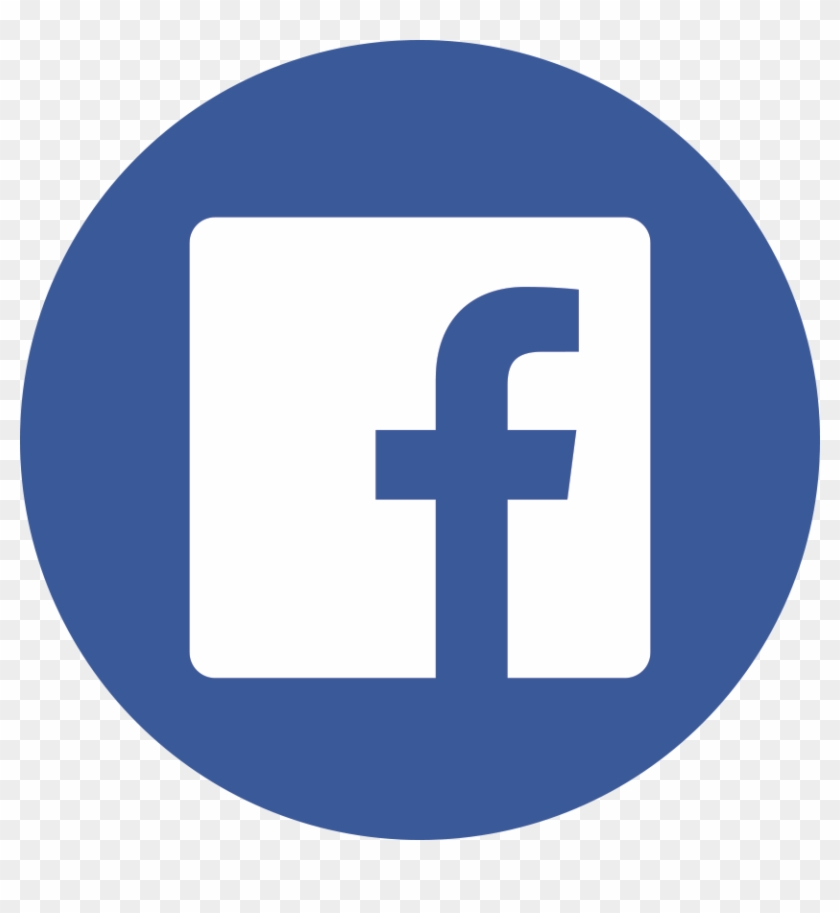 Twitter Icon - Facebook Logo In Circle #1122291