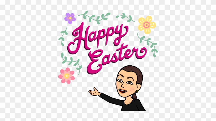 Sonya Christian Bitmoji Happy Easter - Easter #1122408