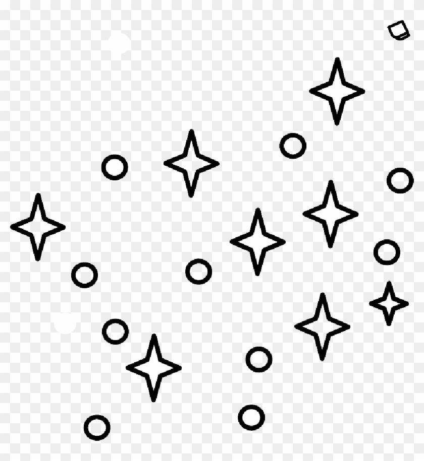 Stars, Nasa, Space, Light, Night, Sky, Decoration - Stars Clipart Black And White #1122460