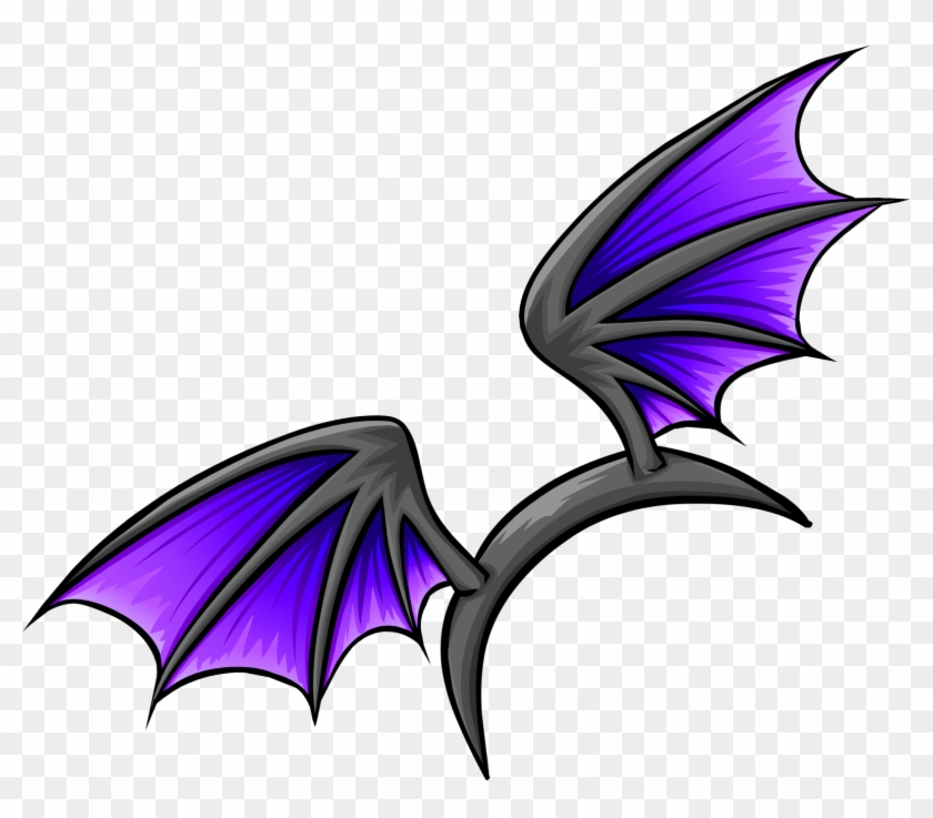 Purple Bat Wings - Purple Bat Wings Png #1122529