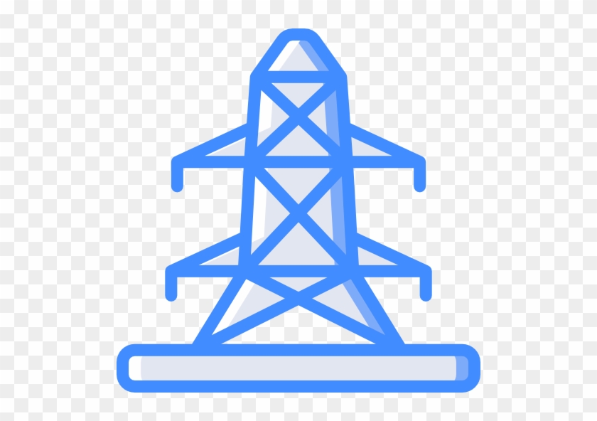 Electric Tower Free Icon - Transmission Tower - Full Size PNG Clipart ...