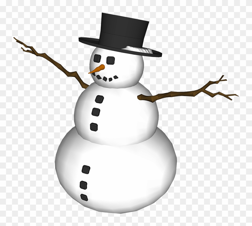 Snowman Clipart Arm - Snowman Png Real #1122689