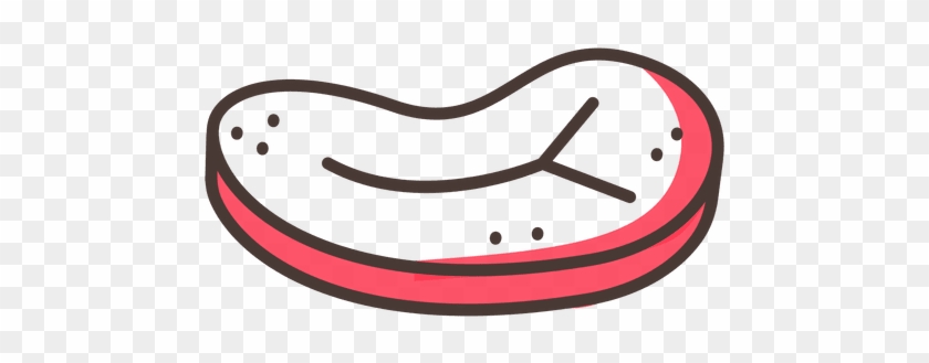 Steak Flat Icon Pork Transparent Png - Icones De Carne Png #1122704