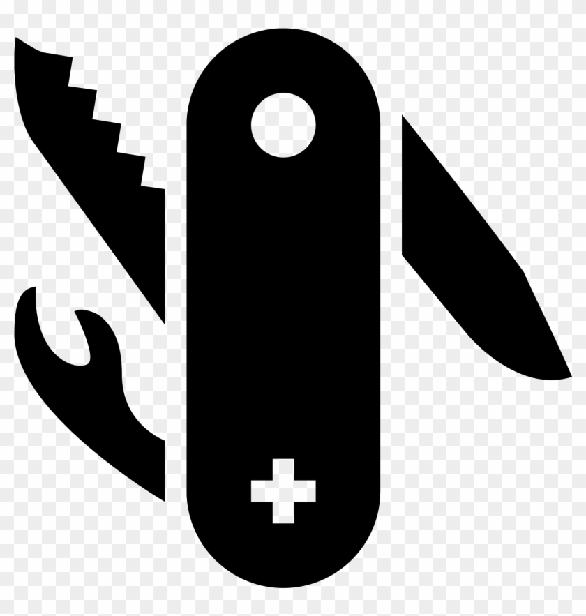 Khife Clipart Present - Swiss Army Knife Icon #1122705