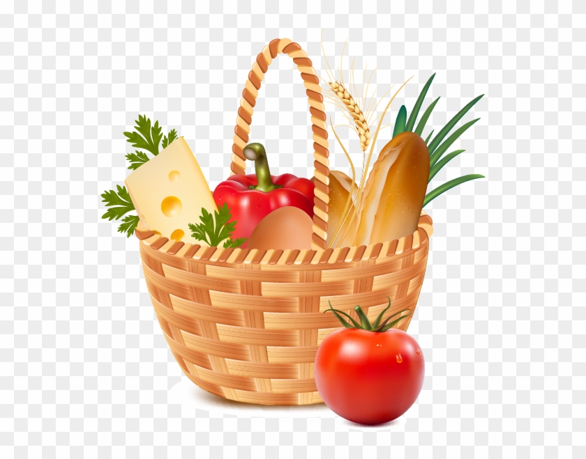 Basket Cartoon Royalty-free Clip Art - Canasta De Caperucita Roja Animada #1122710