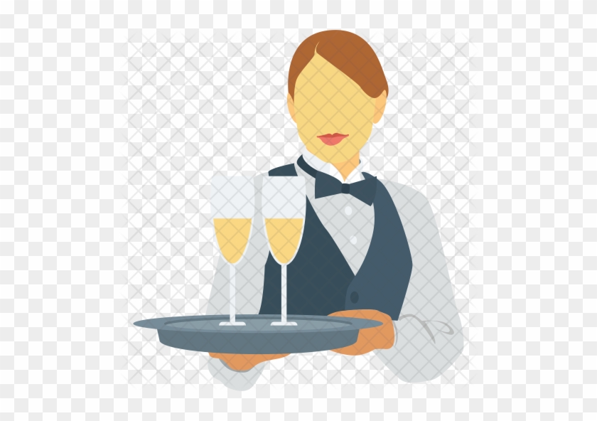 Female Icon - Waiter #1122719