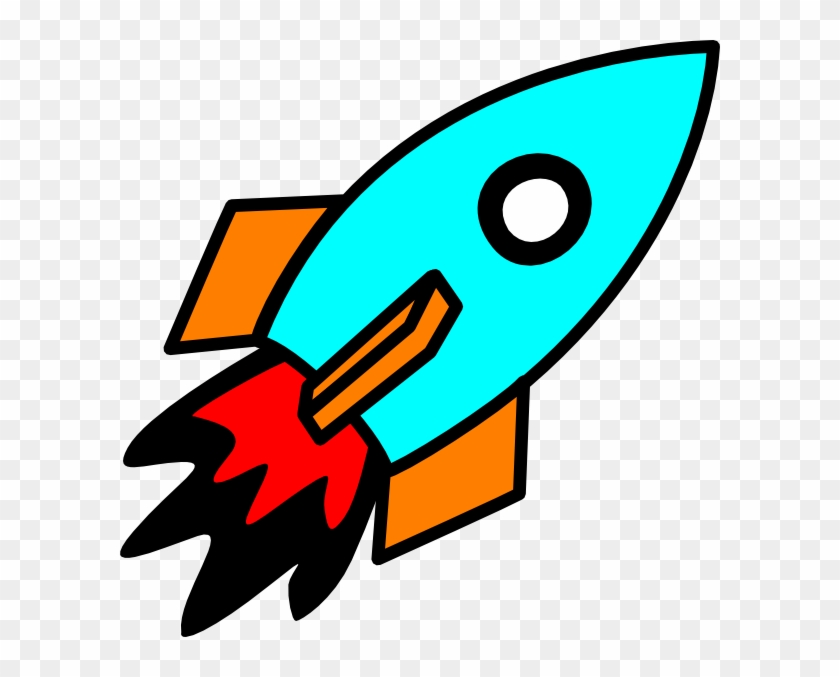 Rocket Colorful Clip Art At Clker Com Vector Clip Art - Clip Art Rockets Launching #1122741