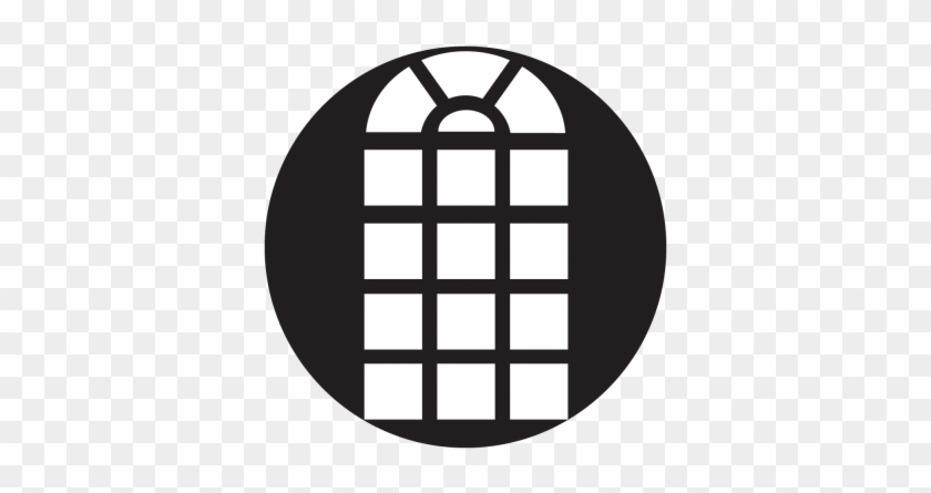 Church Window Gobo - Key Access Control Icon #1122753