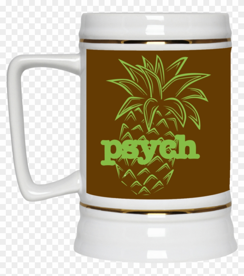Psych Pineapple Awesome Psych Pineapple Hawaiian Mug - Corgoship #1122806