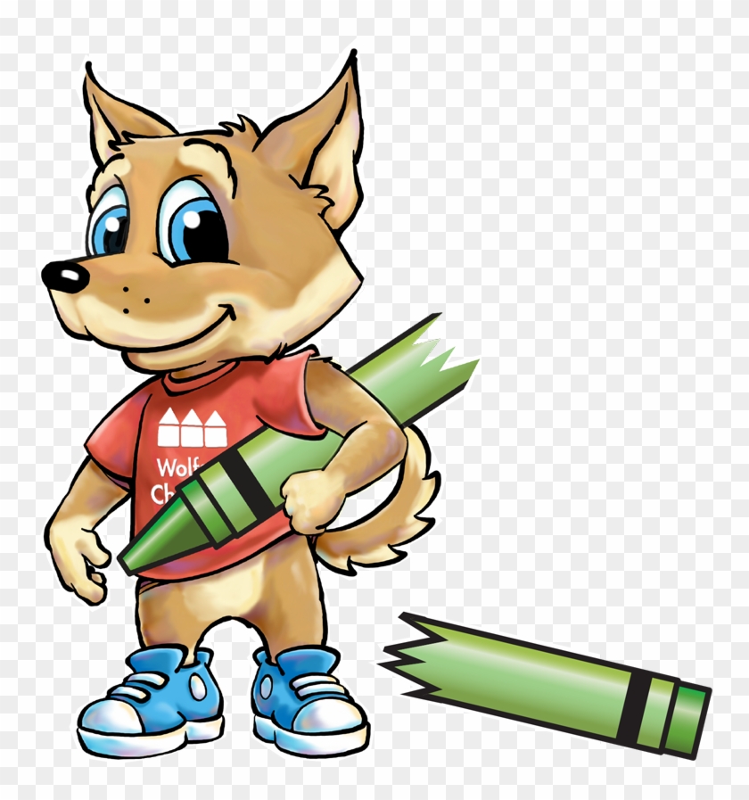 Wolfie From Wolfson Children's Hospital - Cartoon #1122854