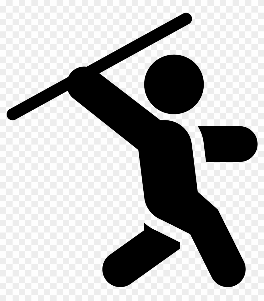 Javelin Throw Filled Icon - Lançamento De Dardo Png #1122855