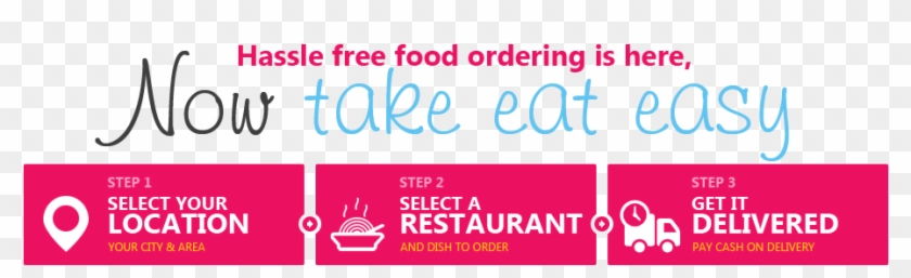 Take Eat Easy - Order Food Online Banner #1122886