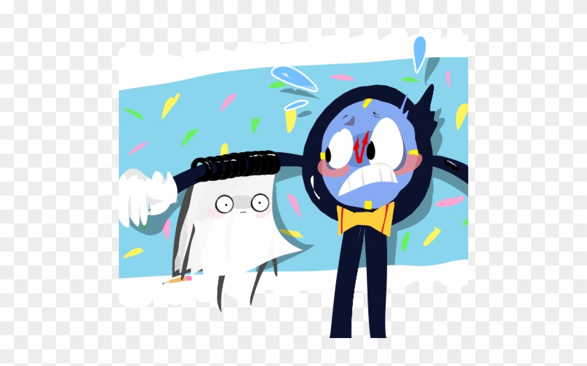Notepad Don't Hug Me I'm Scared Dhmis Tony The Talking - Cartoon.
