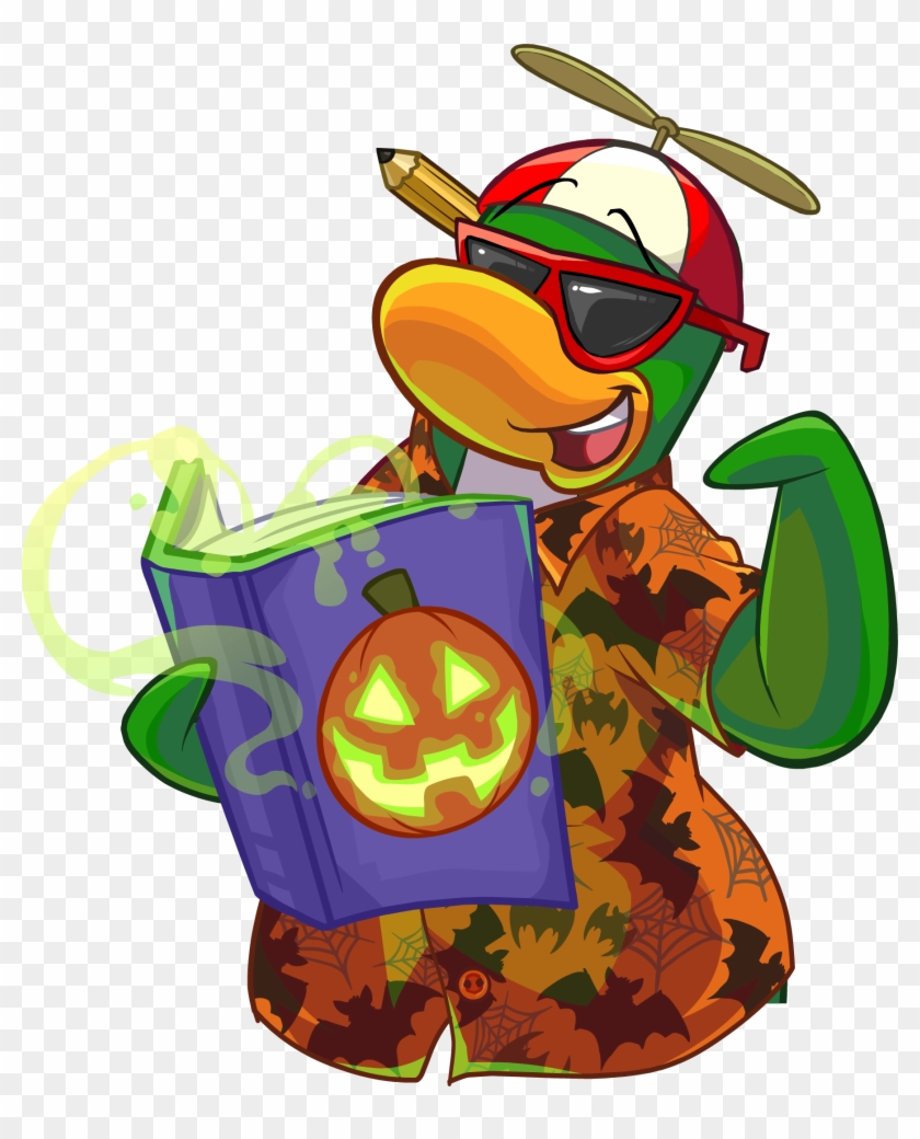 Rookie Halloween - Club Penguin Penguin Halloween Png #1123149