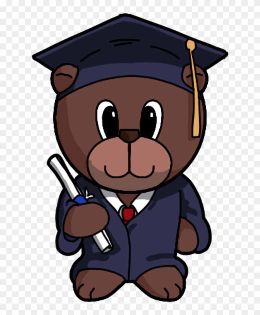 [ Img] - Bear Graduation Png #1123250
