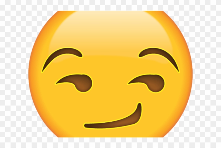 Sad Emoji Clipart Smirk - Flirty Emoji Png #1123327