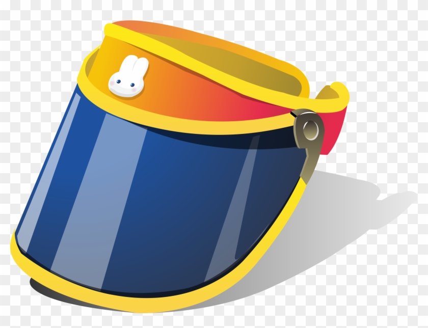 Hat Cartoon - Sunscreen Helmet - Cartoon #1123362