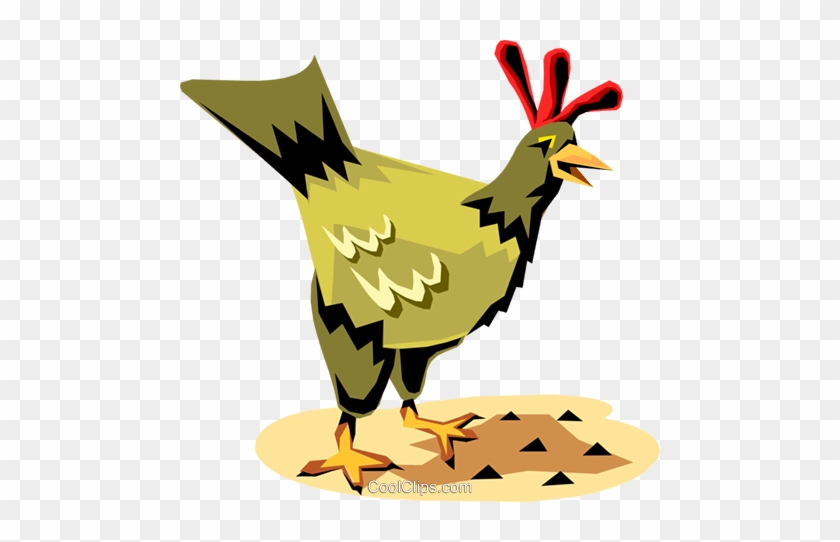 Chicken Royalty Free Vector Clip Art Illustration - Chicken Clip Art #1123384