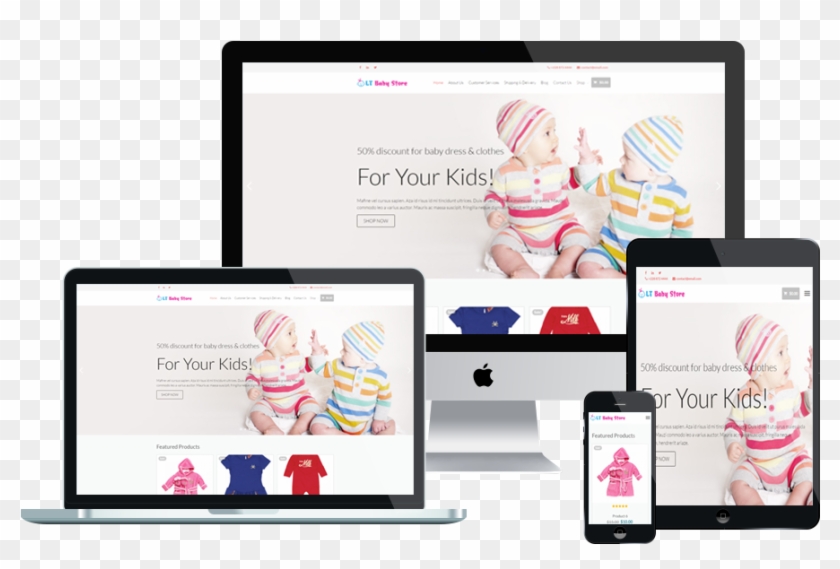 Lt Baby Shop Free Responsive Kids / Baby Store Wordpress - Free Joomla Template 2018 #1123422