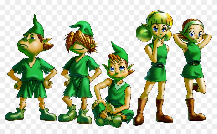 These - Legend Of Zelda Ocarina Of Time Kokiri #1123459