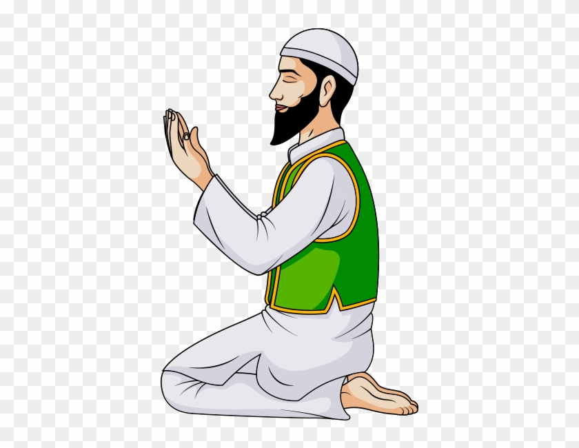 Clipart Dua Eden Sakallı Erkek - Islam #1123557