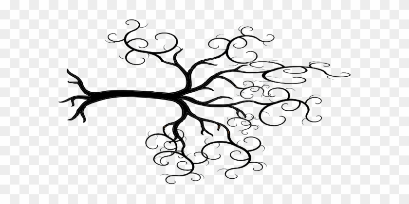 Journey - Clipart - Clip Art Tree Outline #1123595