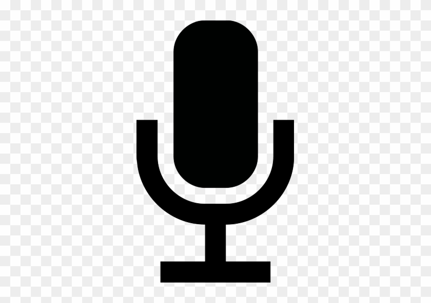 Keynote Speaker Microphone Icon - Microfone Preto E Branco #1123686