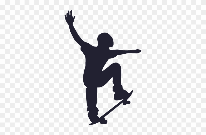 15 Minute Workout Skateboarding - Skateboarding Silhouette Png #1123813