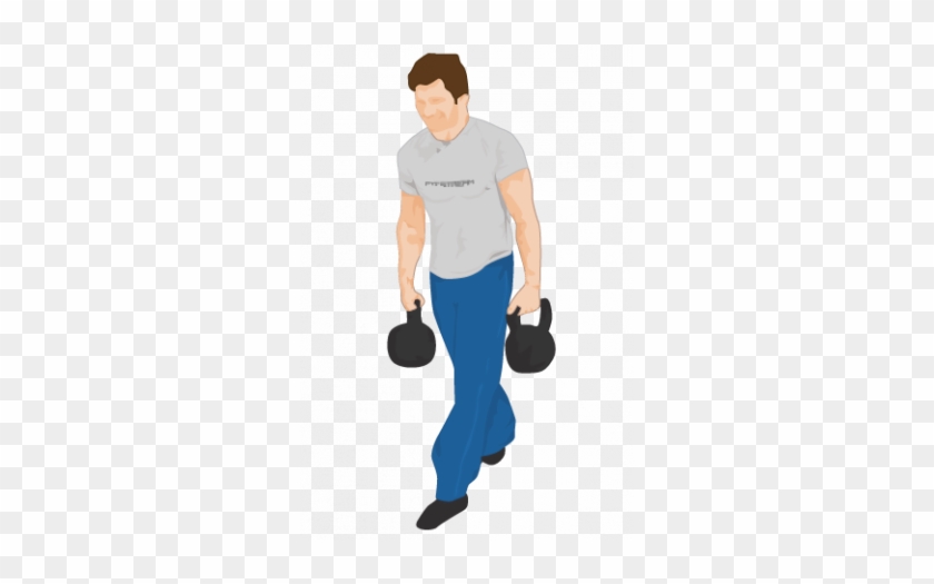 Farmer Walks - Kettlebell Farmers Walk #1123829