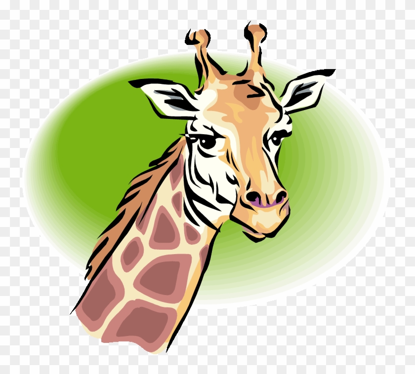 Snake Clipart - Giraffe Head Clip Art #1123872