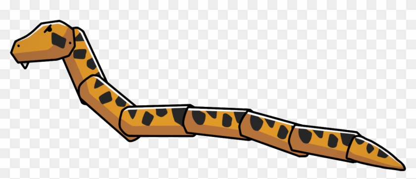 Anaconda Clipart Small Snake - Scribblenauts Snake #1123878